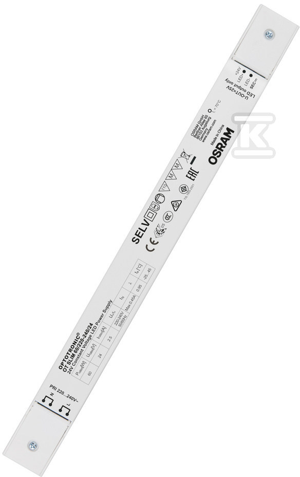 Zasilacz OT SLIM 60W 220-240 V - 4062172135856